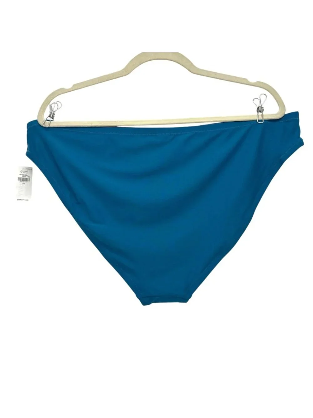 NEW Old Navy Womens 2X Bikini Bottoms Medium Coverage North Sea Teal Blue Swim